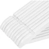 Songmics Drabužių pakabos, 44.5x23x1.2 cm, balta, mediena
