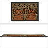 Kodustaar „Welcome“ kačių kokosinis durų kilimėlis