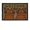 Kodustaar „Welcome“ kačių kokosinis durų kilimėlis