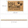 Kodustaar kokoso pluošto durų kilimėlis "dogs welcome"