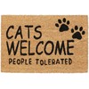 Kodustaar kokoso pluošto durų kilimėlis „cats welcome“