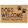 Kodustaar kokoso pluošto durų kilimėlis "dogs welcome"