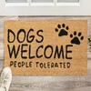 Kodustaar kokoso pluošto durų kilimėlis "dogs welcome"