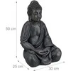 Relaxdays Figūrėlė, Buda, 50x30x25 cm