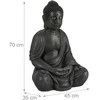 Relaxdays Budos figūrėlė iš keramikos 70 cm