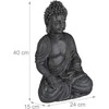 Relaxdays Sėdinti Budos figūrėlė 40 cm