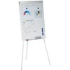 Relaxdays Flipchart lenta, 90x60 cm, balta