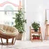 Relaxdays Gėlių stovas, medinis, 161x41x50 cm