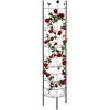 Relaxdays Grotelės, metalas, 42x19,2x180 cm, juoda
