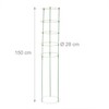 Kodustaar Žalia grotelių atrama, rinkinys iš 2 vnt., 150 cm