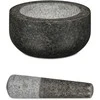 Relaxdays Granito grūstuvė su grūstuku 16 cm
