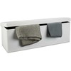 Relaxdays Laikymo pufas, 114x38x38 cm, juodas