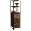 Relaxdays Lentyna, 155x43x42.5 cm, juoda, ruda