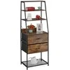 Relaxdays Lentyna, 164x60x41.5 cm, Juoda, Ruda