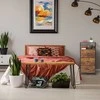 Relaxdays Lentyna, 92x45x30 cm, Juoda, Ruda