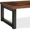 Laikiklis Relaxdays Monitoriaus stovas, 15x40x23 cm, ruda, juoda