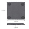 Kodustaar 8 dalių šiferinių gėrimų padėkliukų rinkinys