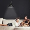Relaxdays Pakabinamas šviestuvas, industrinis retro, juodas