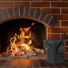 Relaxdays Pelenų kibiras su dangčiu ir semtuvėliu