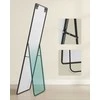 Songmics Pilno ilgio veidrodis, 160x50x1,3 cm, juodas
