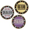 Kodustaar Metalinių pokerio mygtukų rinkinys