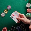 Kodustaar Metalinių pokerio mygtukų rinkinys