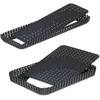 Relaxdays Pyrago forma rinkinys, 3x31x21 cm, antracito