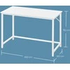 Songmics Rašomasis stalas industrinio dizaino 100x50x76 cm