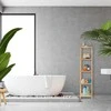 Relaxdays Sandėliavimo lentyna, 116.5x38x39.5 cm, natūrali
