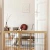 Relaxdays Natūraliai rudos spalvos saugos varteliai 56 cm