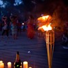 Kodustaar 10 vnt. bambukinių sodo fakelų rinkinys