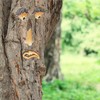 Kodustaar 4 dalių medžio veidas su antakiais