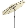 Songmics Skėtis Ø 300 cm Taupe