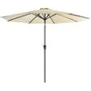 Songmics Skėtis Ø 300 cm Taupe