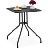Relaxdays Sodo stalas, 75x61x61 cm, juodas