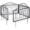 Relaxdays Metalinis sodo aptvėrimas