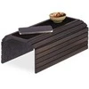 Relaxdays Sofos porankio padėklas, bambukas, 1x42x34 cm, ruda