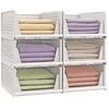 Songmics Spintos organizatorių rinkinys, 43x33x18.5 cm, balta, plastikas