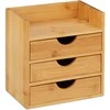 Relaxdays Stalinis organizatorius, 21x20x13 cm, rudas