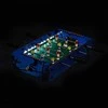 Relaxdays Stalo futbolo žaidimas, LED stalo futbolas, 11x51x31,5 cm, mėlyna