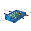 Relaxdays Stalo futbolo žaidimas, LED stalo futbolas, 11x51x31,5 cm, mėlyna