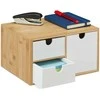 Relaxdays Stalo organizatorius, 14.5x25x20 cm, balta