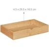 Relaxdays Stalo organizatorius, 14x33x21 cm, balta