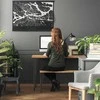 Relaxdays Stalviršio kojų komplektas, plaukų segtuko formos kojos su 3 strypais, 4 vnt. komplektas, 71x12x12 cm, juoda