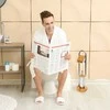 Relaxdays Tualeto šepetėlio rinkinys, bambukas, ruda
