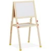 Relaxdays Vaikų stovimas kreidos ir magnetinė lenta, 77x39x44.5 cm, balta