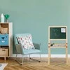 Relaxdays Vaikų stovimas kreidos ir magnetinė lenta, 77x39x44.5 cm, balta