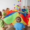 Relaxdays Spalvingas žaidimų parašiutas su kamuoliukais