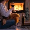 Relaxdays 4 dalių ketaus židinio įrankių rinkinys