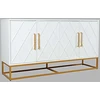 Komoda, 152,5 x 81,5 x 41 cm, Avola, balta